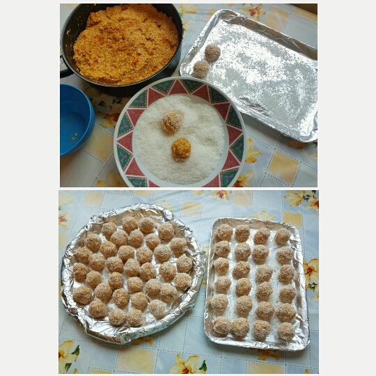 Marhuľové guľky obalené v kokose (fotorecept) - obrázok 5