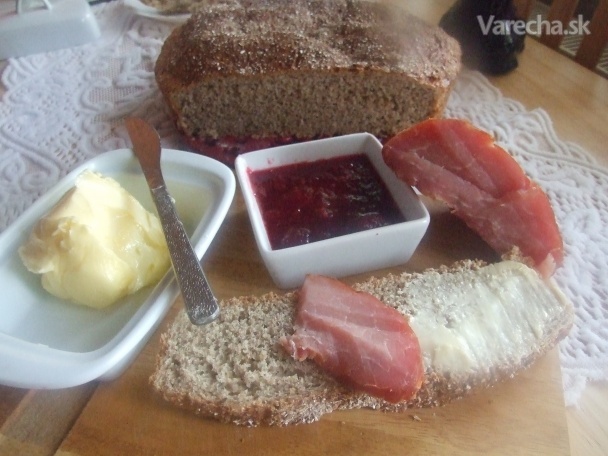 Celozrnný kysnutý chlieb (fotorecept)
